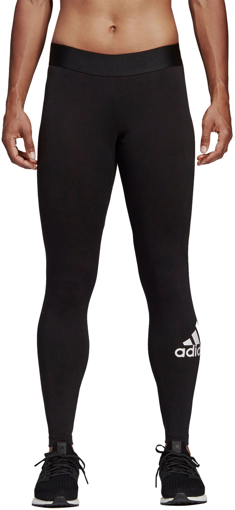 adidas training logo legging in black