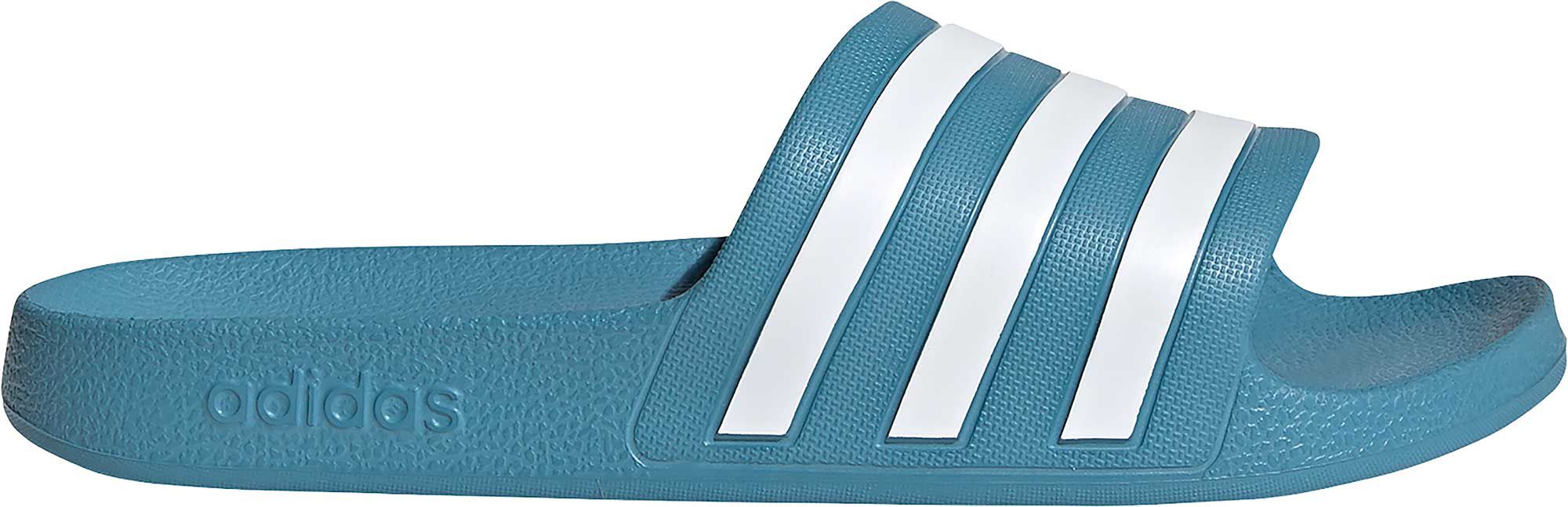 light blue adidas sandals