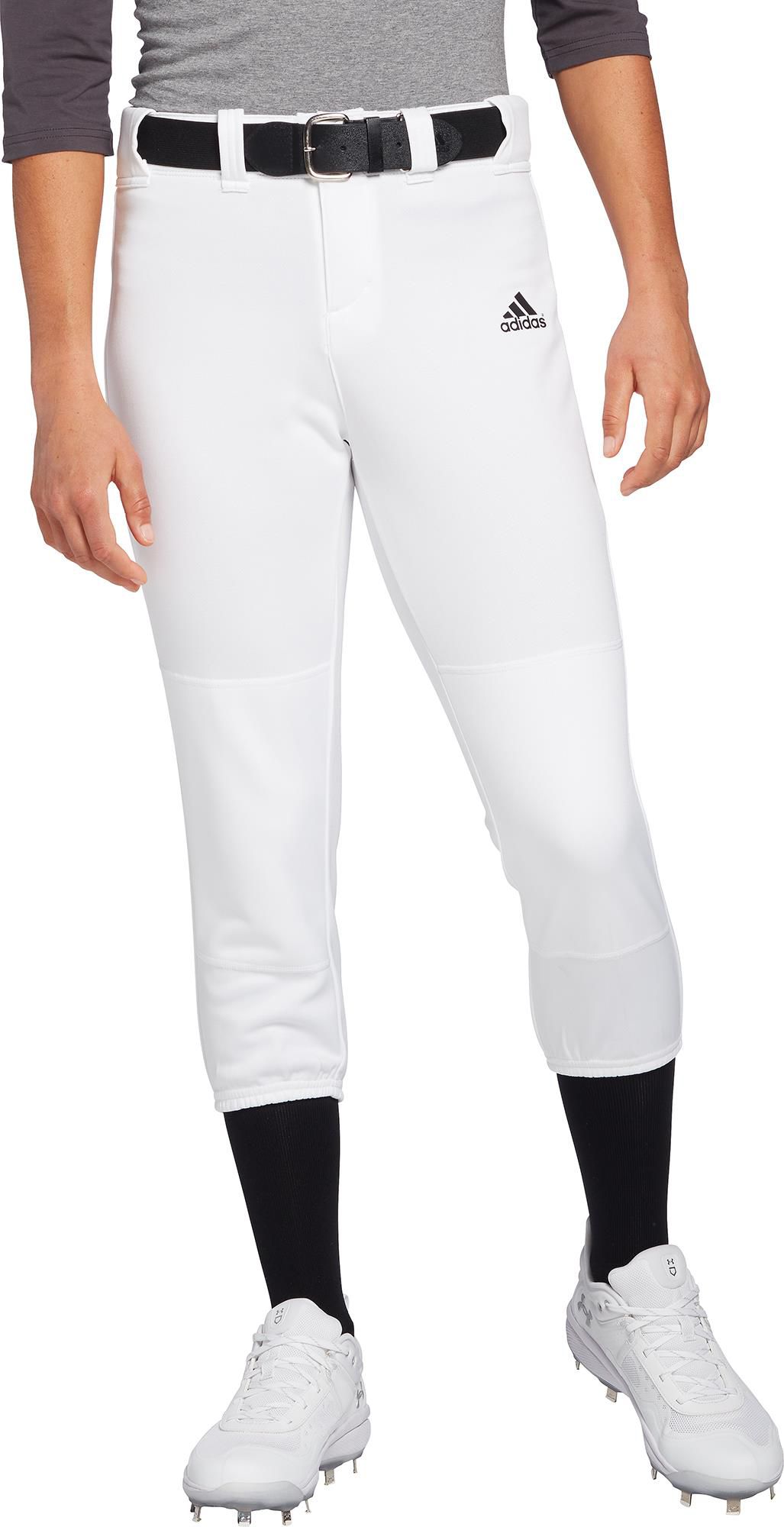 adidas white softball pants