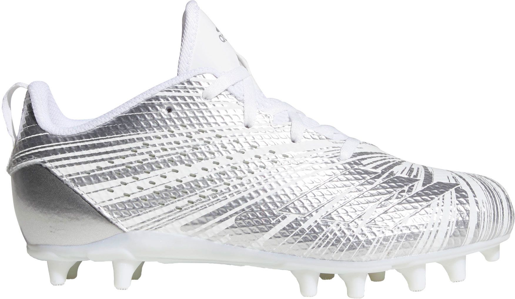 all white youth football cleats