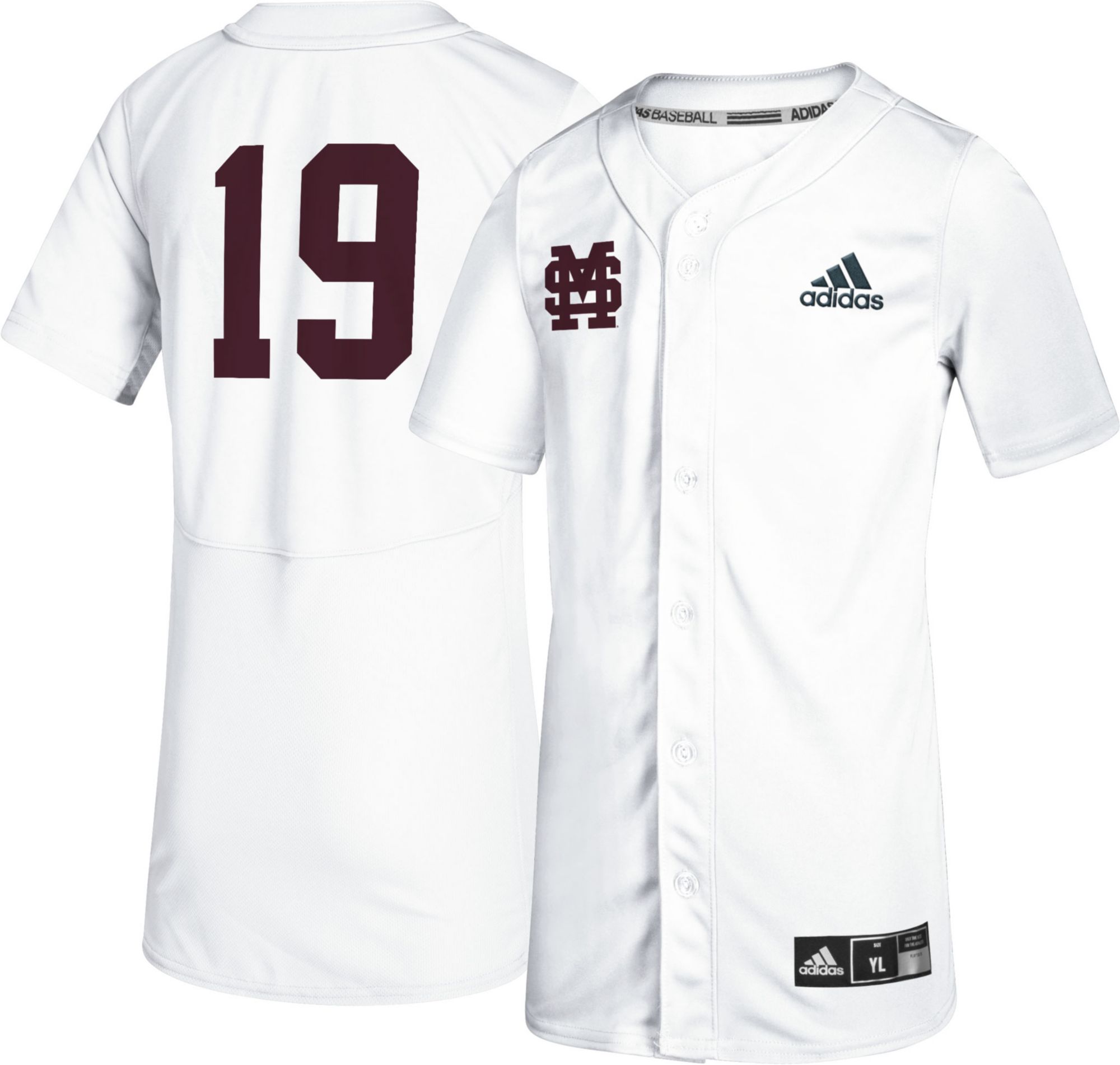 mississippi state baseball jersey for sale