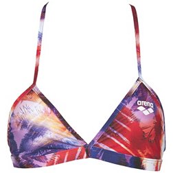 arena Women's Palm MaxLife Tie Back Bikini Top