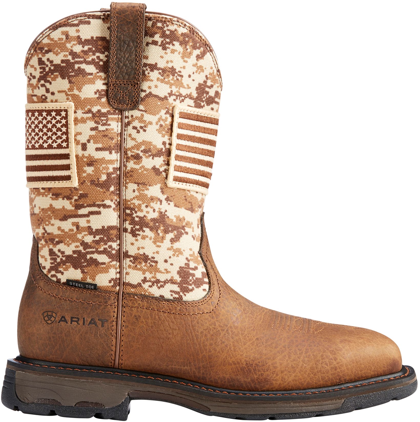 ariat steel toe workhog