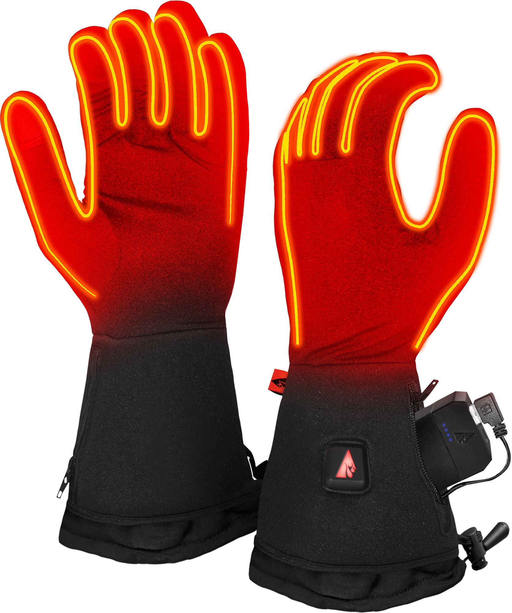 Photos - Winter Gloves & Mittens ActionHeat Women's 5V Battery Heated Glove Liners, L/XL, Black 18AT7W5VBTT