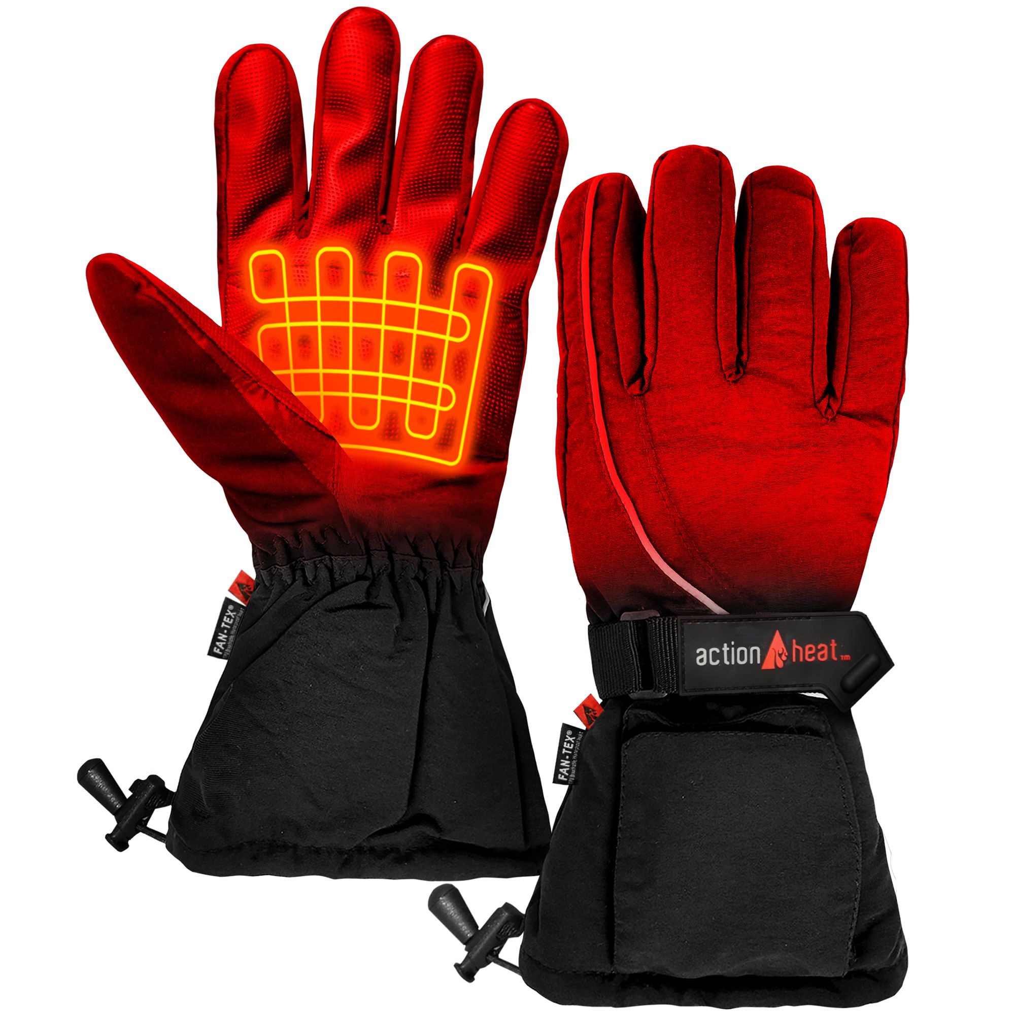 Photos - Winter Gloves & Mittens ActionHeat Women's AA Battery Heated Gloves, Black 18AT7WBTTRYHTDGLVAOA