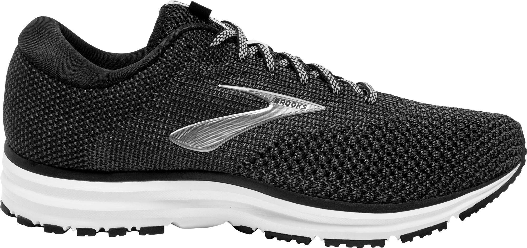 brooks black running shoes