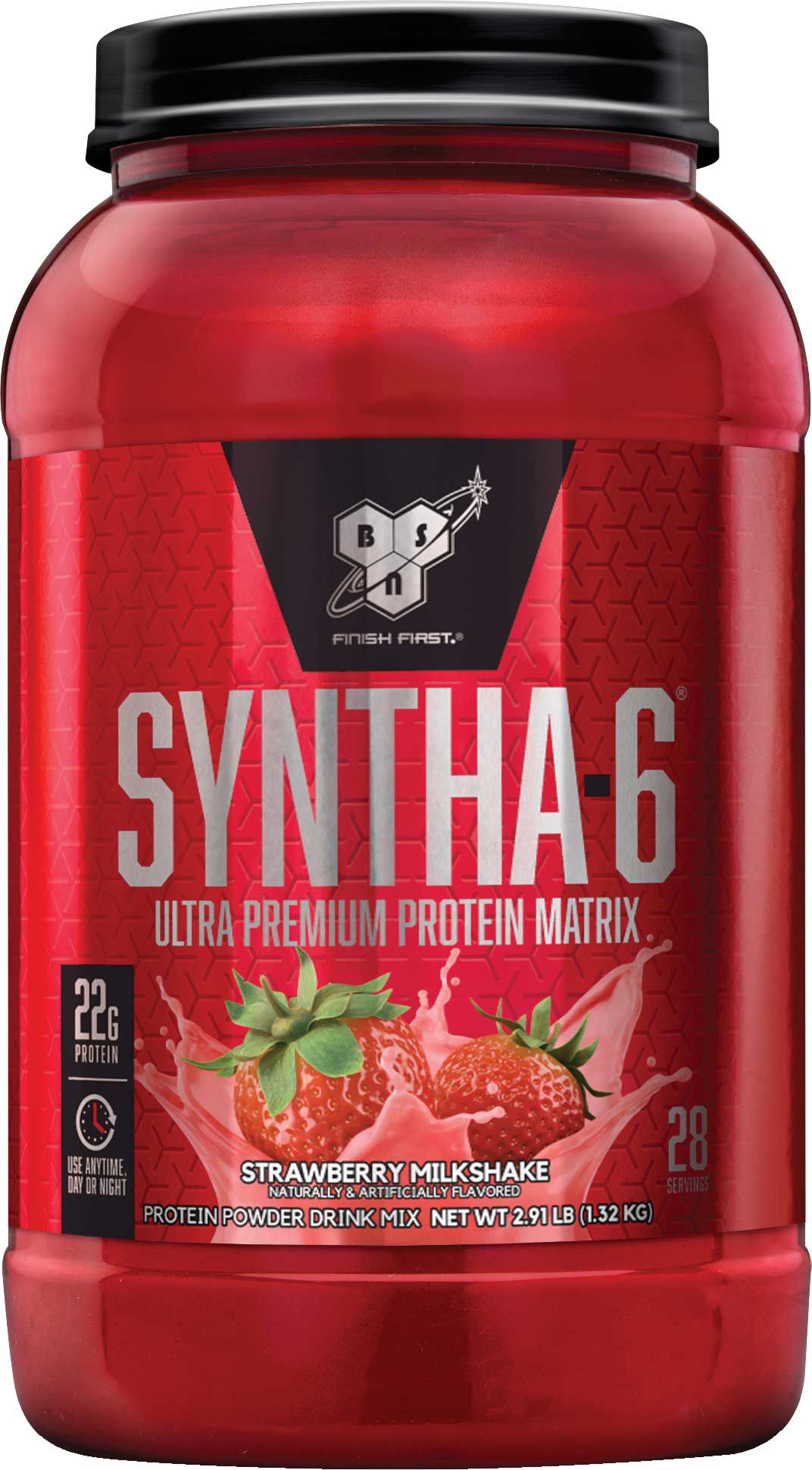 BSN® Syntha-6™ Strawberry Milkshake Protein Powder 28 Servings | Black Friday Deal