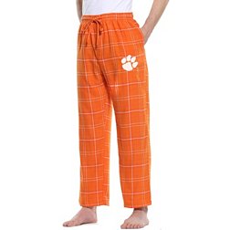 Concepts Sport Men's Clemson Tigers Orange/White Ultimate Sleep Pants