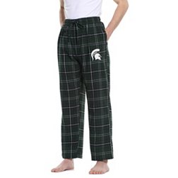 Concepts Sport Men's Michigan State Spartans Green/Black Ultimate Sleep Pants