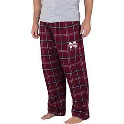 Concepts Sport Men's Mississippi State Bulldogs Maroon/Black Ultimate Sleep Pants