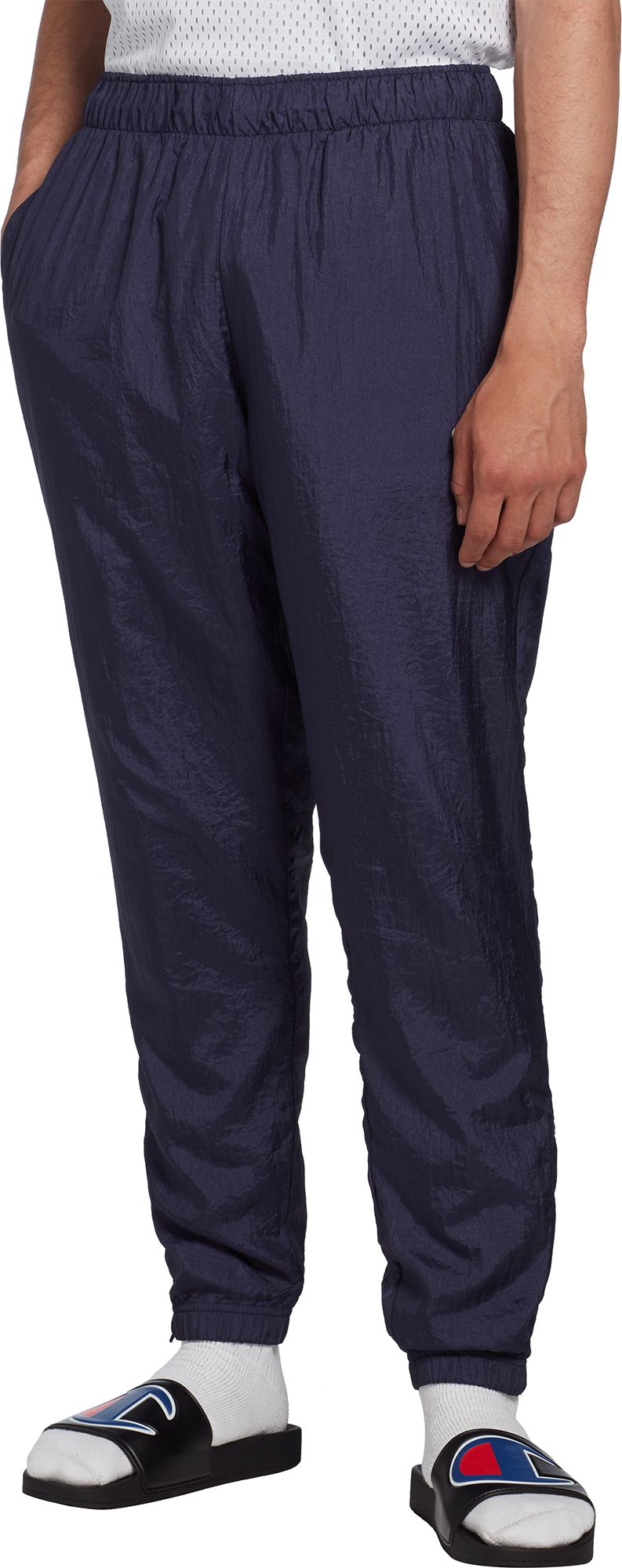 side zip warm up pants