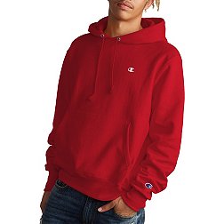 Men's Champion Red Louisville Cardinals Softball Stack Pullover Hoodie