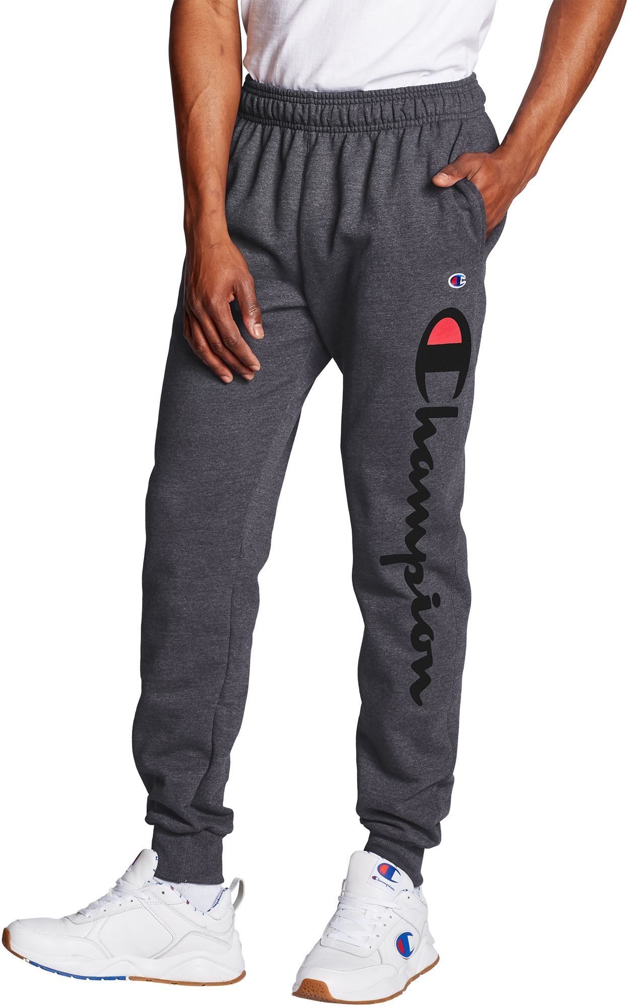 dark grey champion joggers