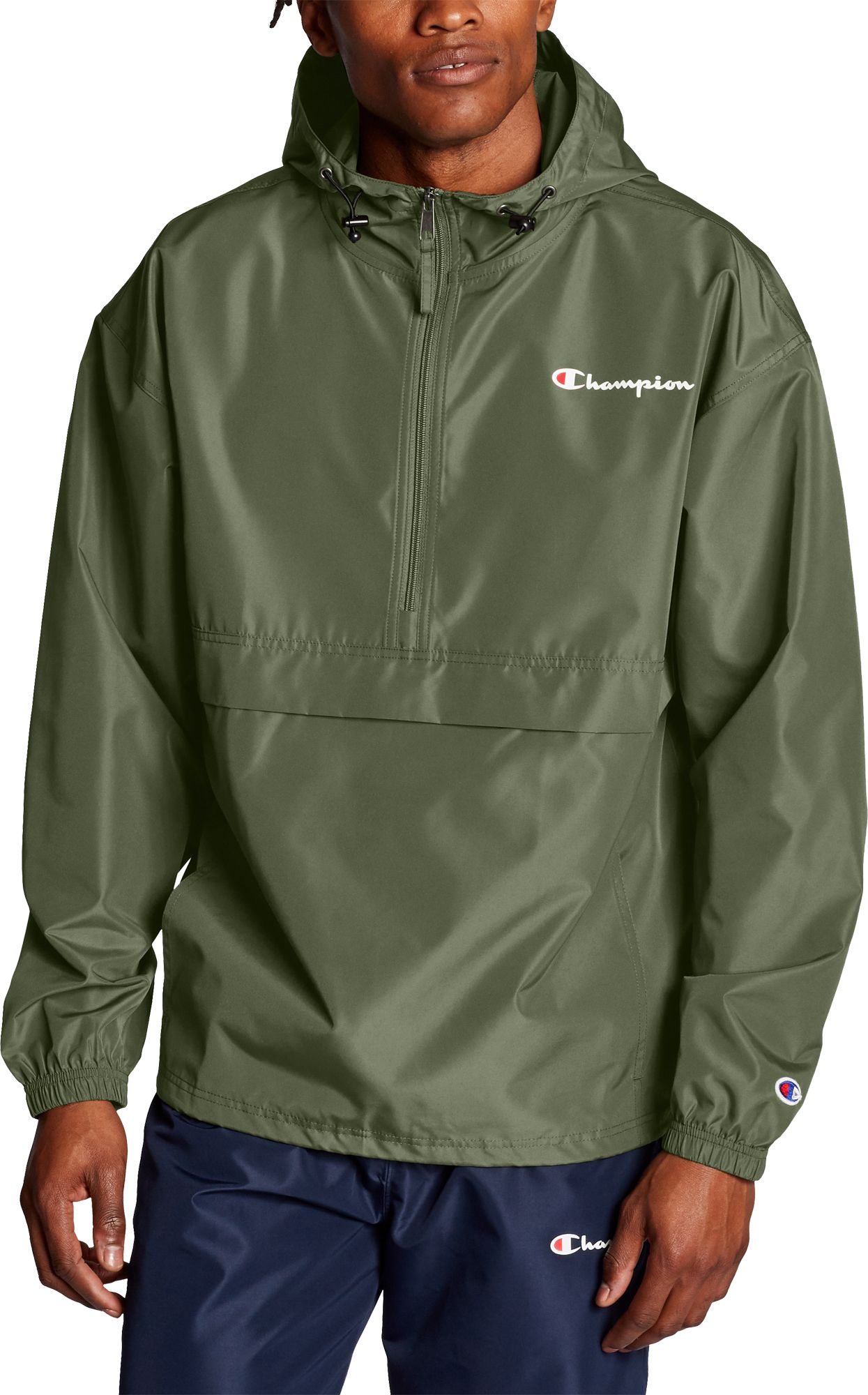 Champion Men's Packable Half-Zip Jacket