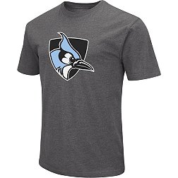 Under Armour Men's Johns Hopkins Blue Jays Black Performance Cotton Long Sleeve T-Shirt, Small