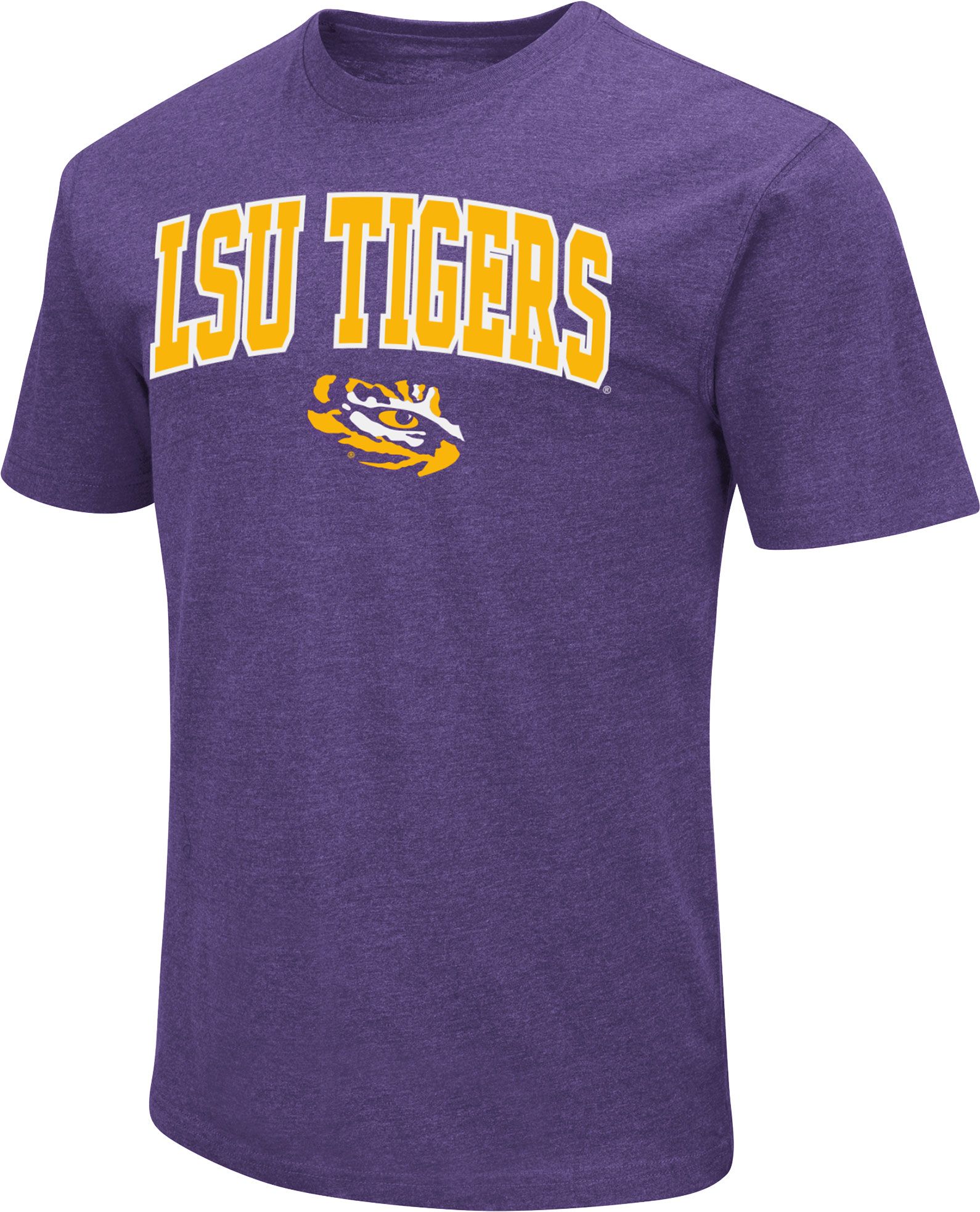 Nike Men's LSU Tigers Purple Geaux Tigers Dri-FIT Tri-Blend T-Shirt