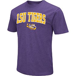 Colosseum Men's LSU Tigers Purple Dual Blend T-Shirt