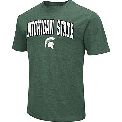 Colosseum Men's Michigan State Spartans Green Dual Blend T-Shirt