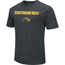 Colosseum Men's Southern Miss Golden Eagles Dual Blend Black T-Shirt