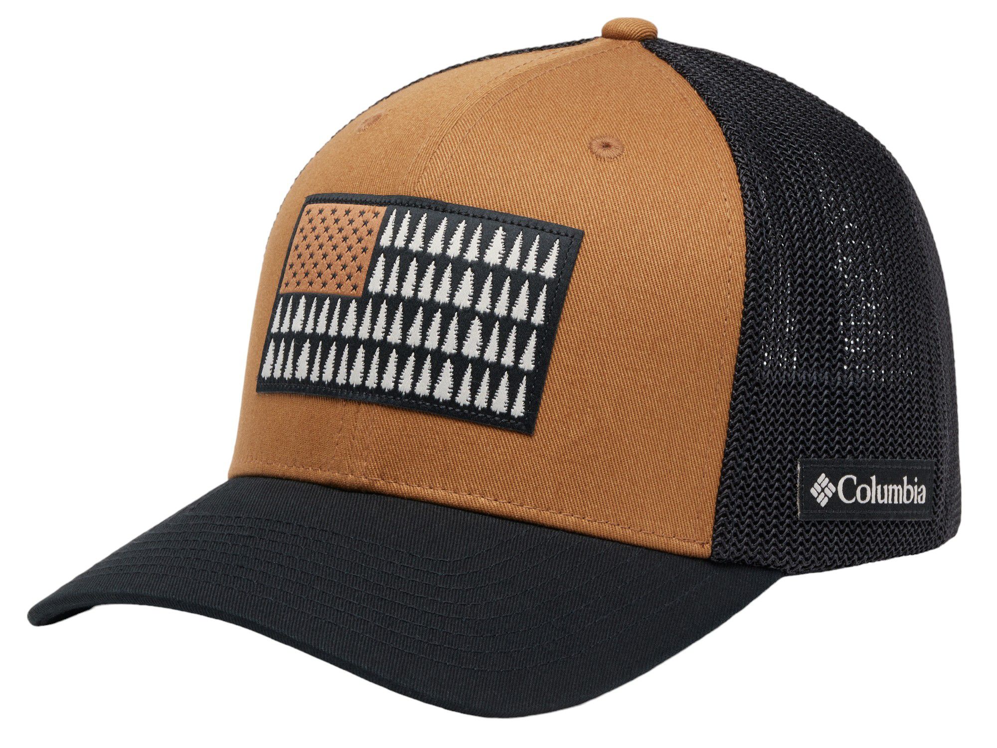 Columbia Mesh Tree Flag Ball Cap