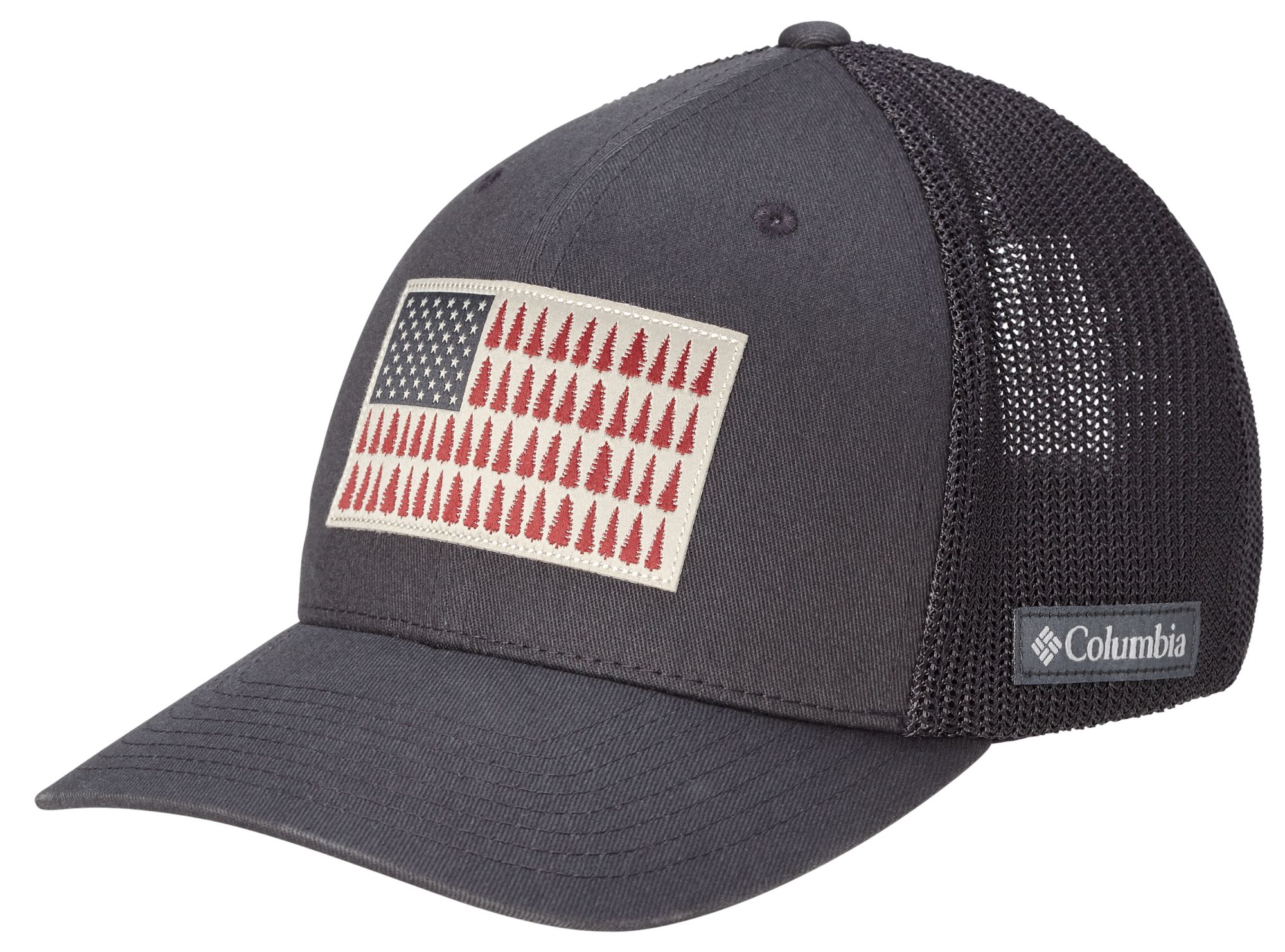 Columbia Mesh Tree Flag Ball Cap