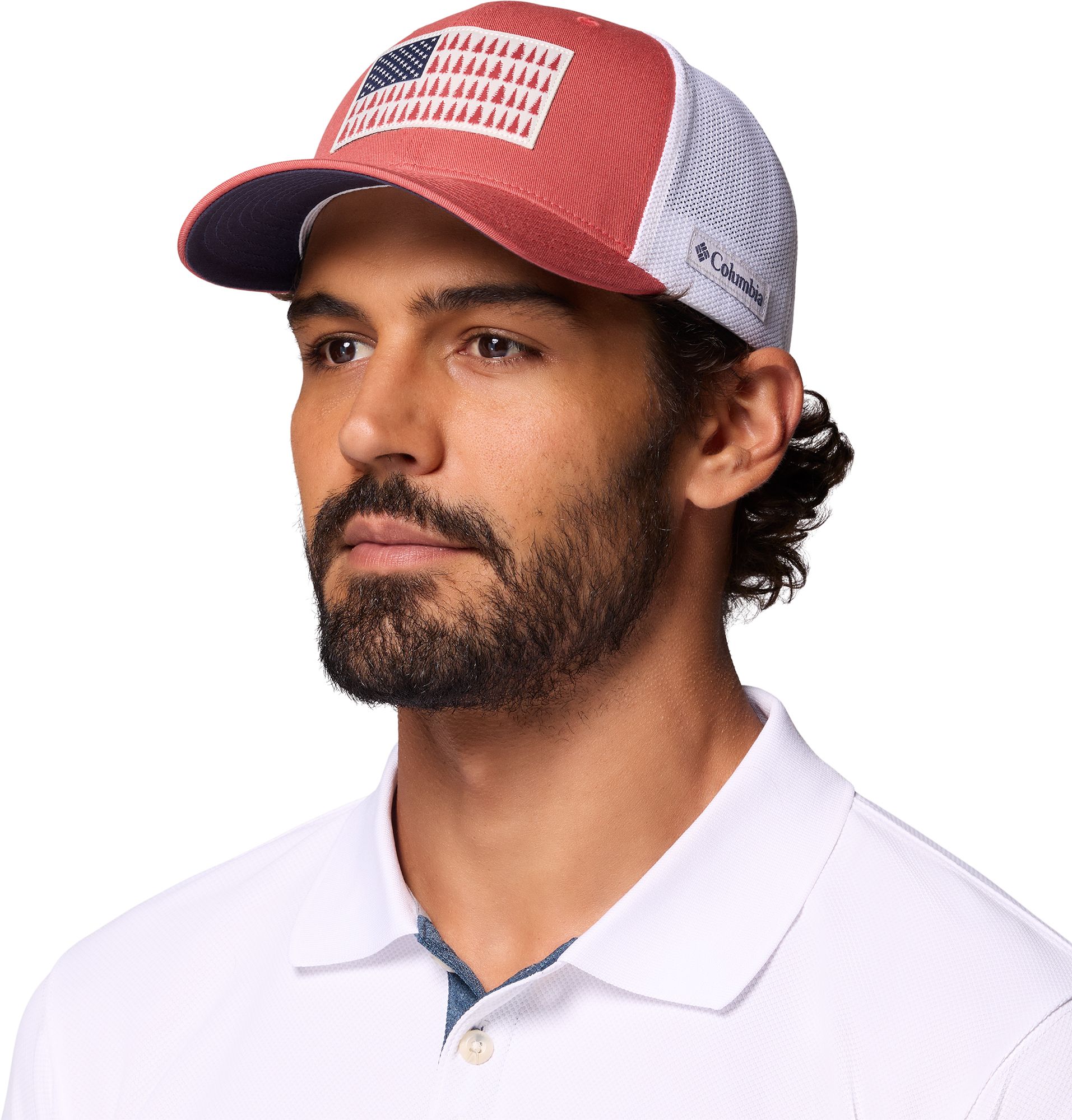 Columbia Mesh Tree Flag Ball Cap
