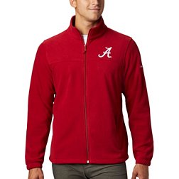 Columbia Men's Alabama Crimson Tide Crimson Flanker Full-Zip Fleece Jacket