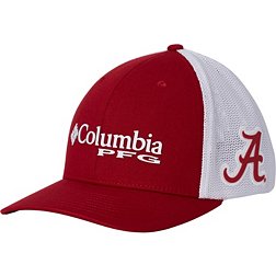 Columbia Men's Alabama Crimson Tide Crimson/White PFG Mesh Fitted Hat