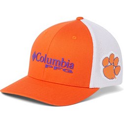 Columbia Men's Clemson Tigers Orange PFG Mesh Fitted Hat