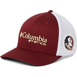 Columbia Men's Florida State Seminoles Garnet PFG Mesh Fitted Hat