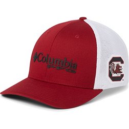 Columbia Men's South Carolina Gamecocks Garnet PFG Mesh Fitted Hat