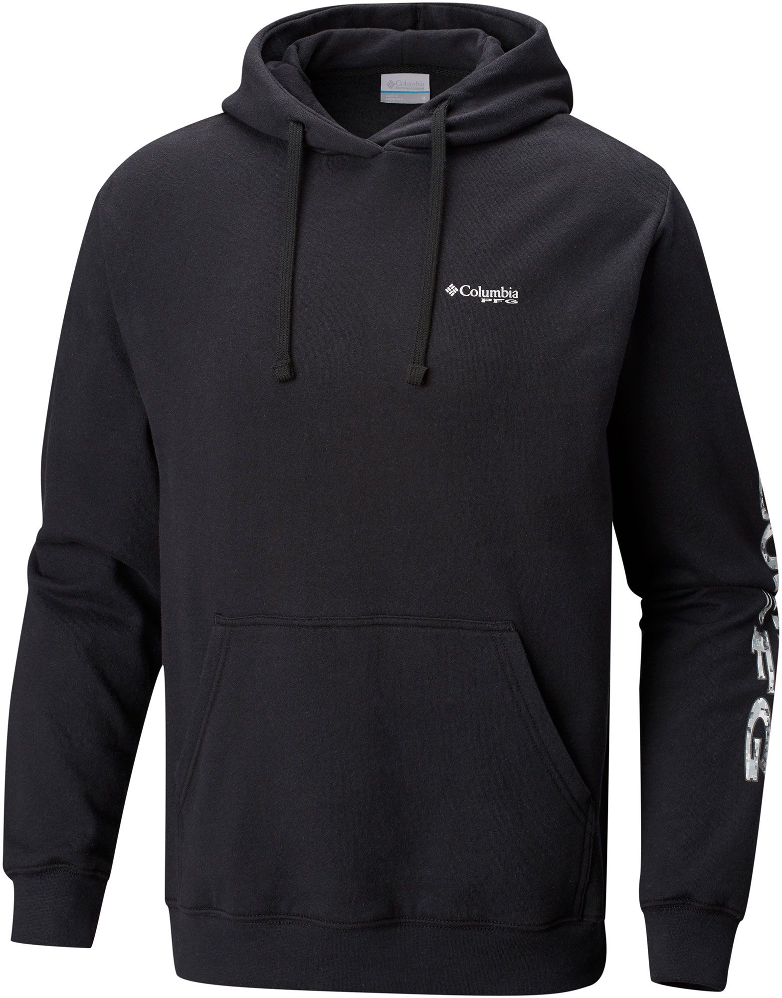 columbia pfg sleeve graphic hoodie