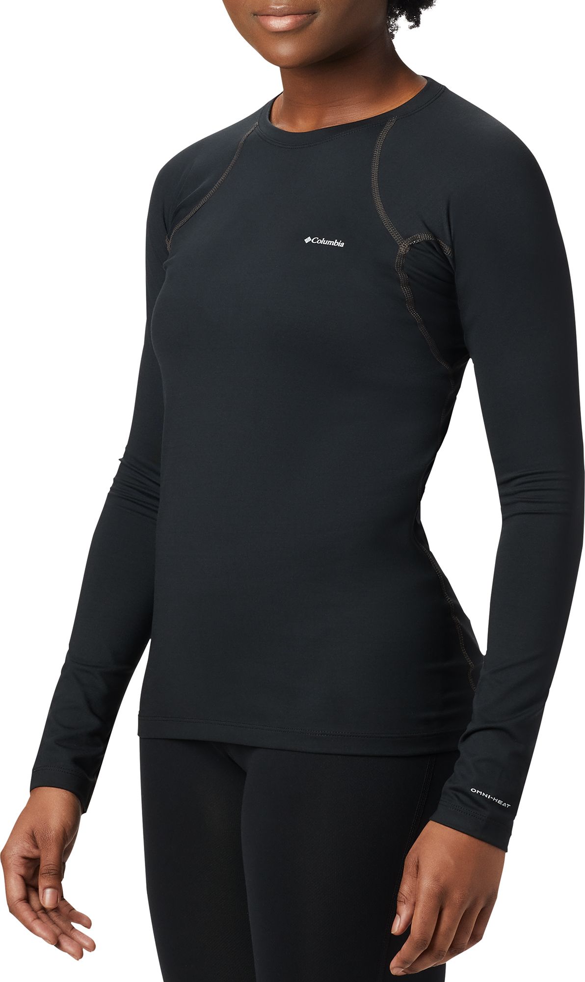 Columbia Women's Heavyweight Stretch Baselayer Long Sleeve Shirt - Black