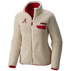Columbia Women's Alabama Crimson Tide Mountainside Full-Zip White Jacket