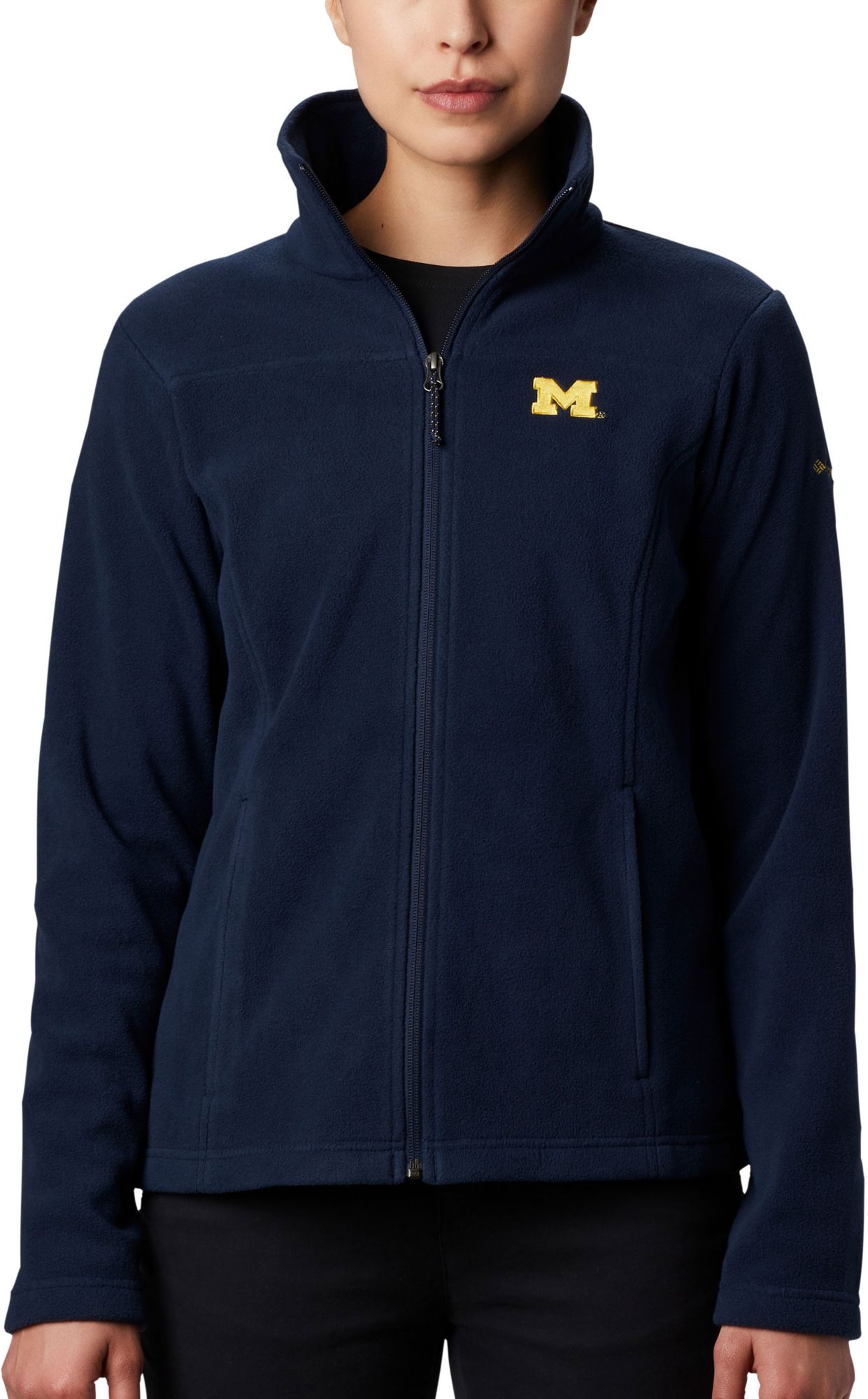 Columbia Women's Michigan Wolverines Blue Give &amp; Go Full-Zip Jacket