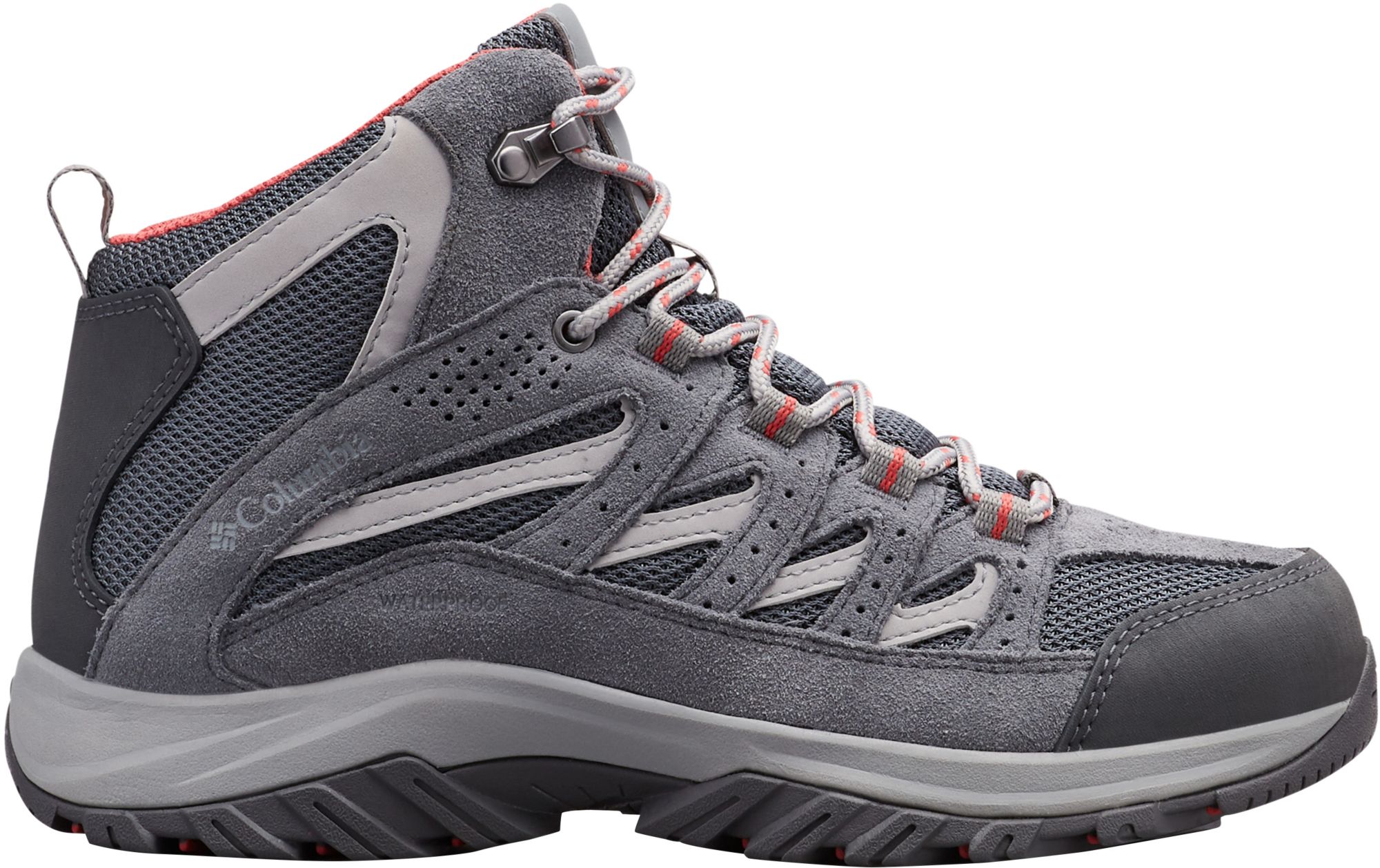 Photos - Trekking Shoes Columbia Women's Crestwood Mid Waterproof Hiking Boots, Size 8, Graphite 1 