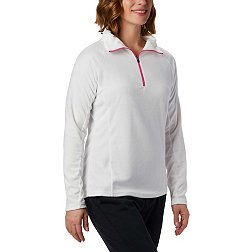 Columbia Women's Tested Tough In Pink Glacial Half Zip Pullover