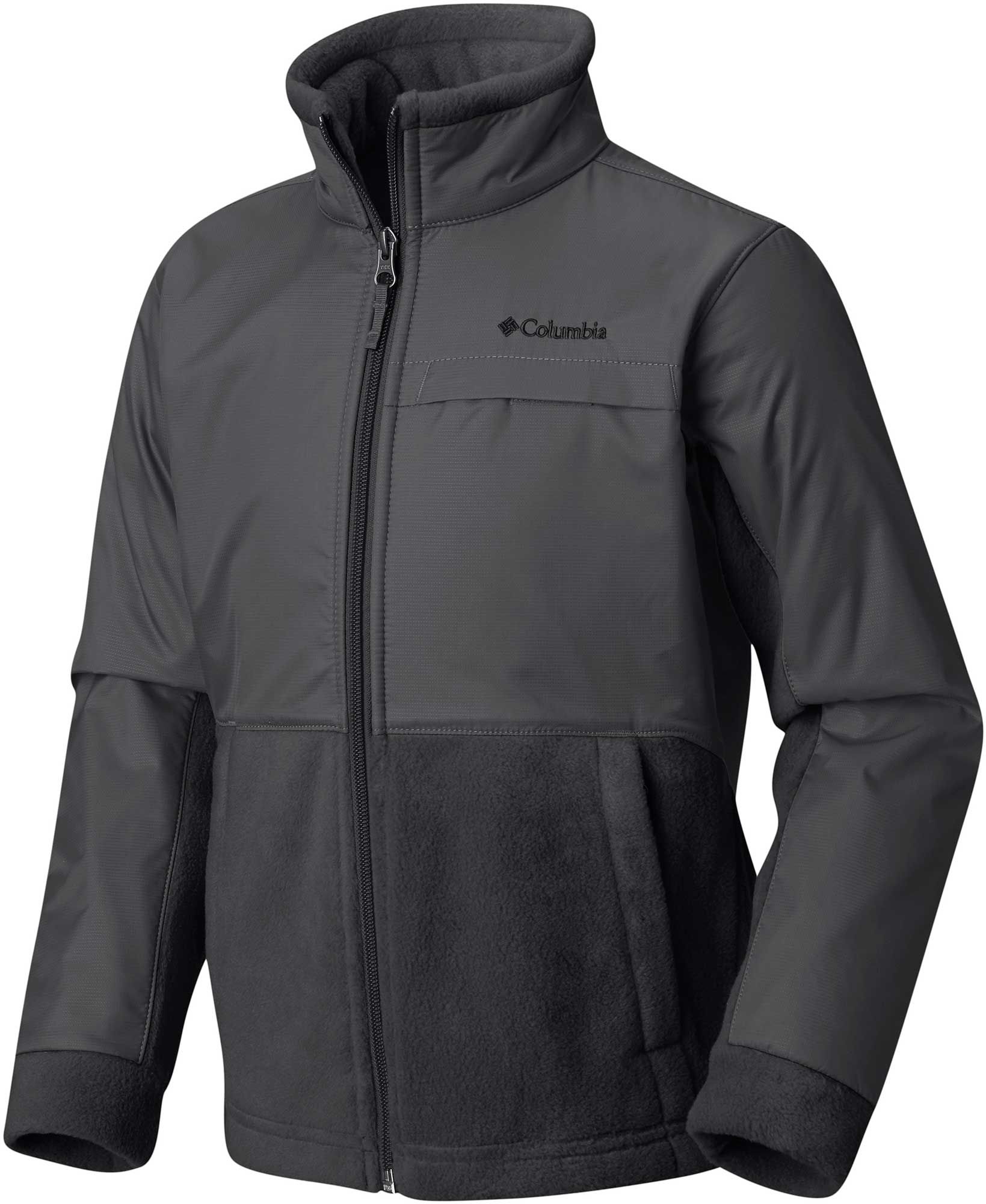 Columbia Boys' Steens Mountain Overlay Fleece Jacket