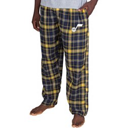 Concepts Sport Men's Utah Jazz Ultimate Plaid Flannel  Pajama Pants