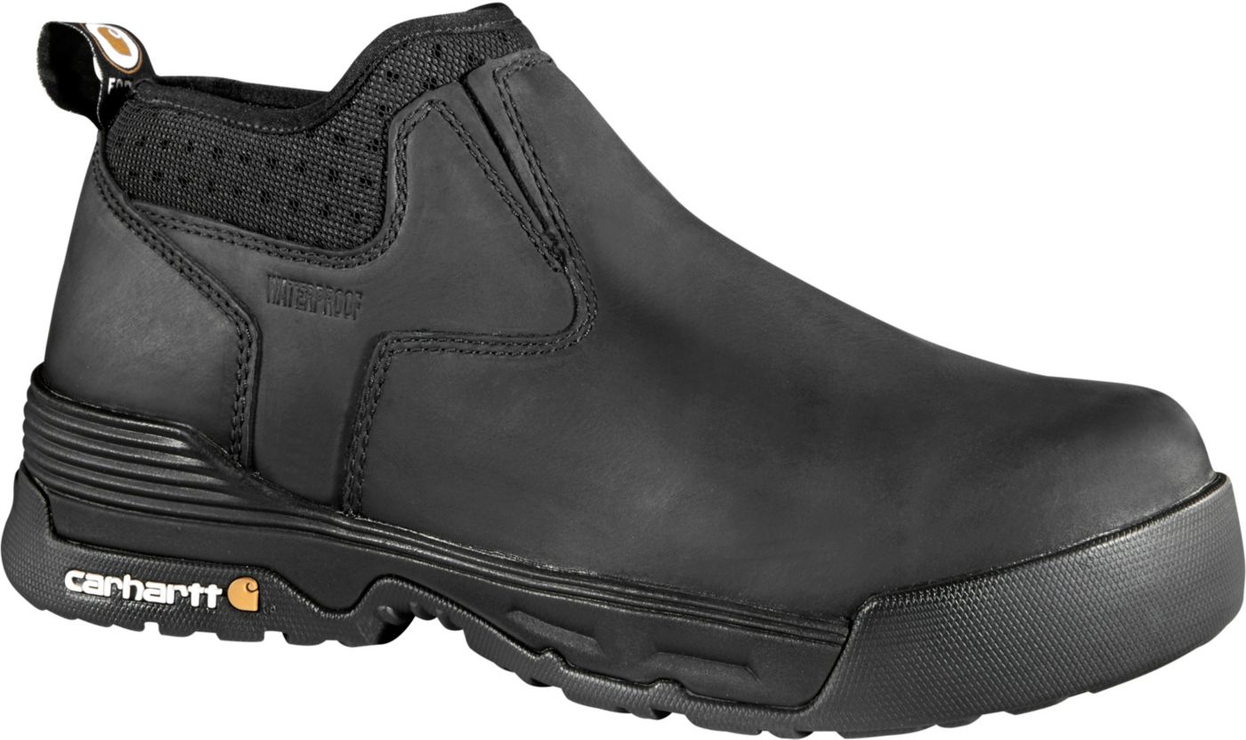 Carhartt Mens Force 4 Slip On Composite Toe Waterproof Work Boots Dicks Sporting Goods 8929