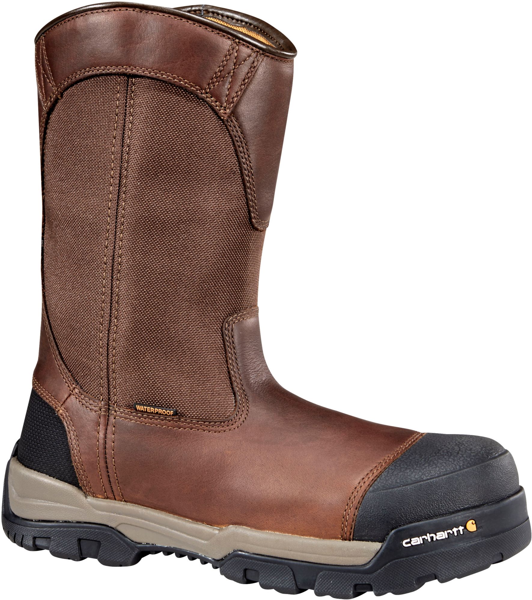 carhartt waterproof steel toe wellington