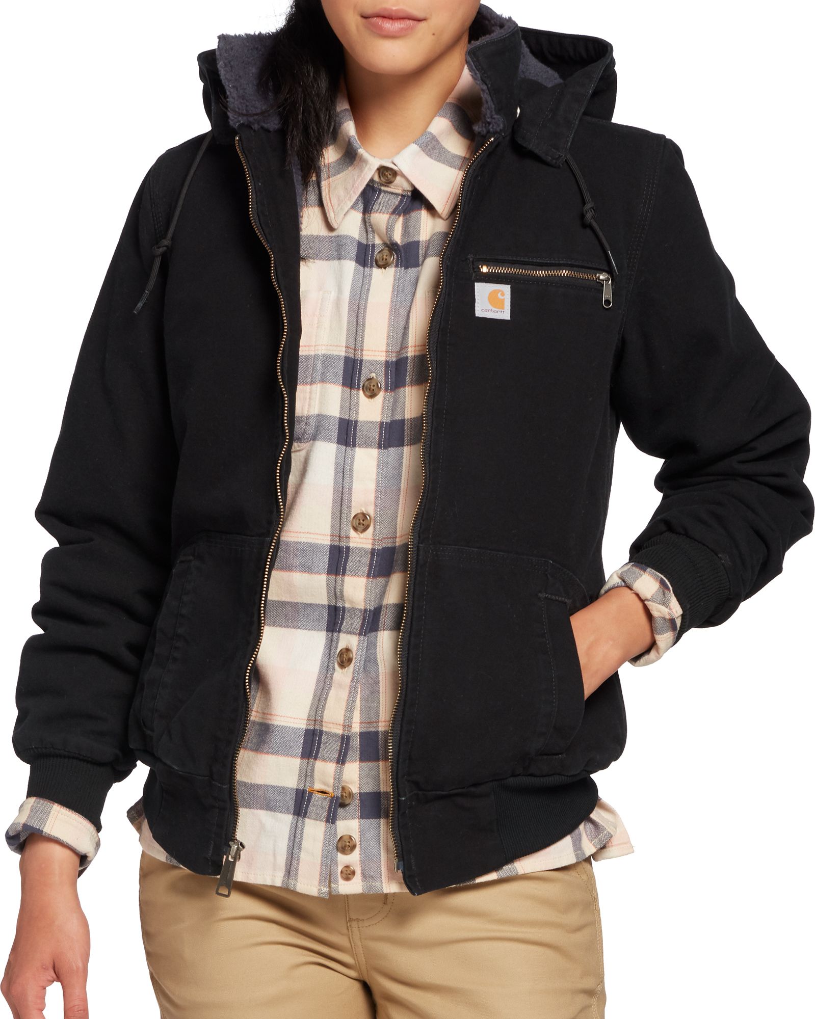 womens carhartt coat with hood