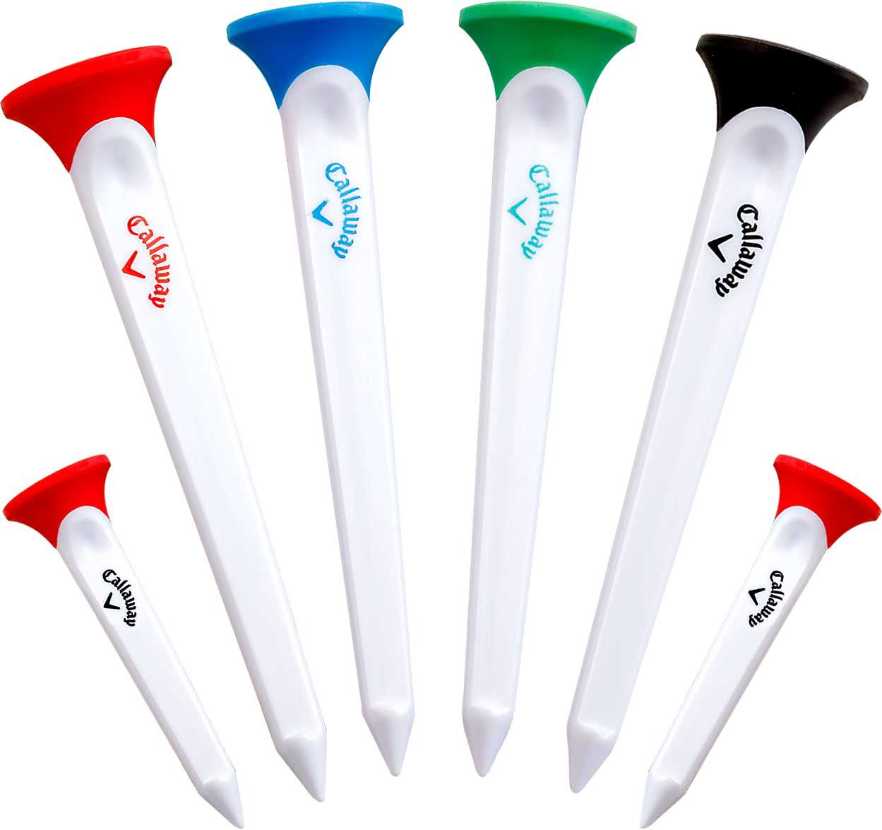 Callaway Par-Tee Performance Tees Combo Pack – 1.75” &amp; 3.25”