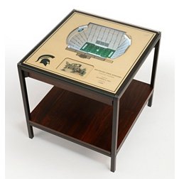 You The Fan Michigan State Spartans 25-Layer StadiumViews Lighted End Table
