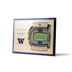 You the Fan Washington Huskies 5-Layer StadiumViews 3D Wall Art