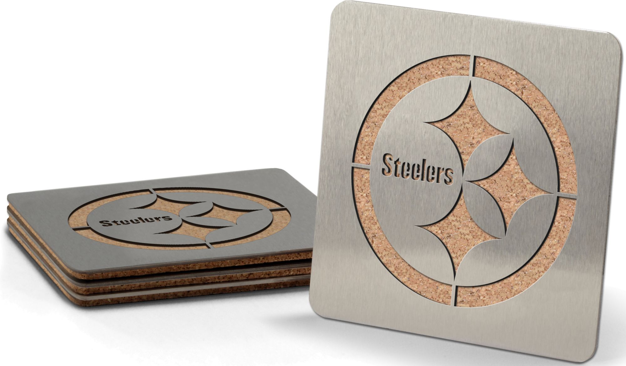 YouTheFan Pittsburgh Steelers Coaster Set