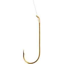 Eagle Claw Snelled Aberdeen Offset Fish Hooks