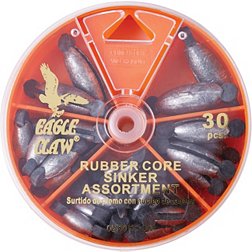 Eagle Claw 30-Piece Rubber Core Sinker Assortment
