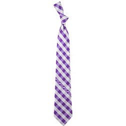 Eagles Wings TCU Horned Frogs Check Necktie