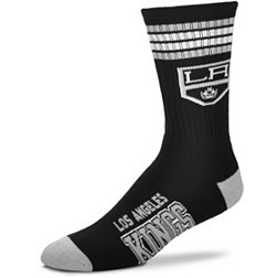 For Bare Feet Los Angeles Kings 4-Stripe Deuce Crew Socks